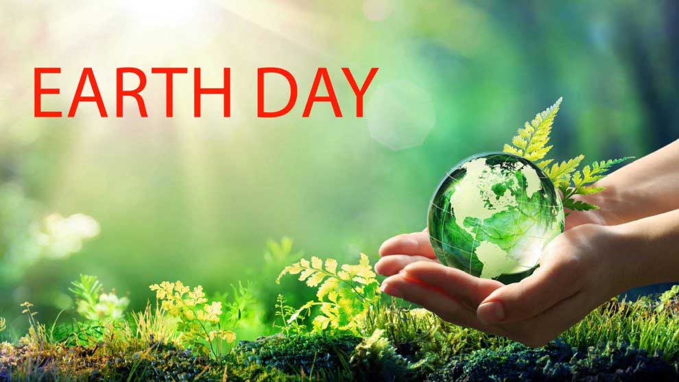 Hand holding a globe
