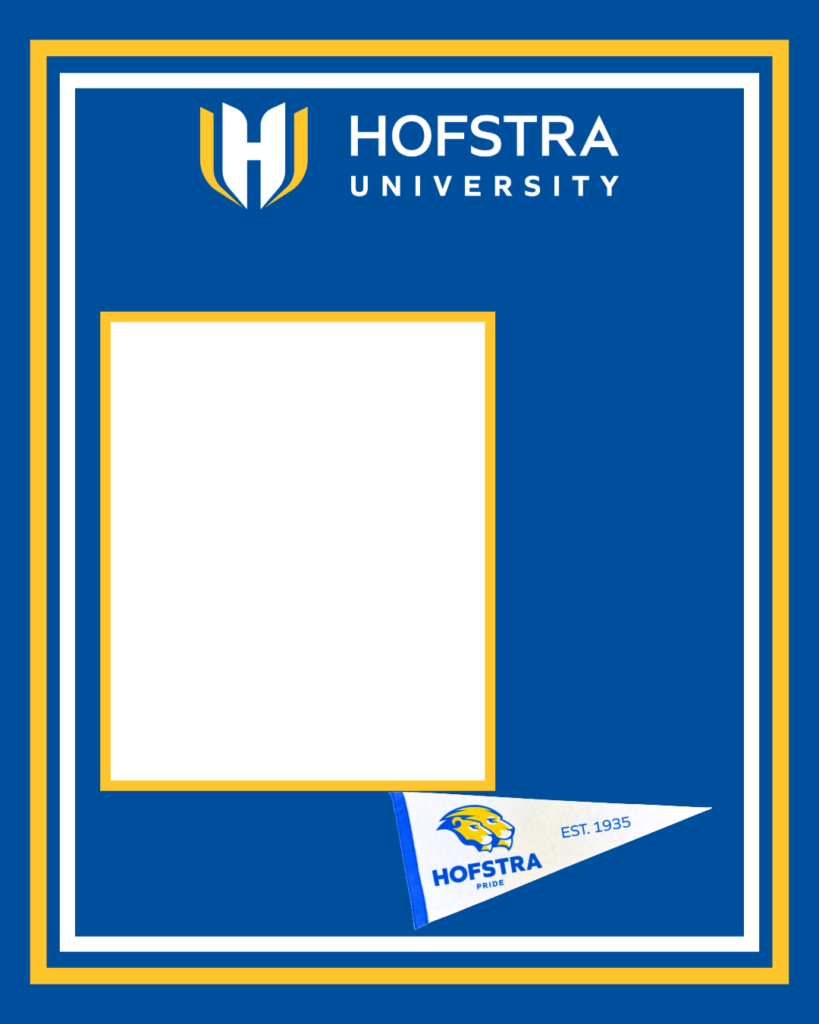 Portrait Blue with Pennant