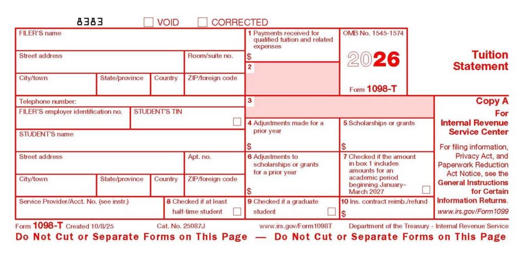 1098-T Form