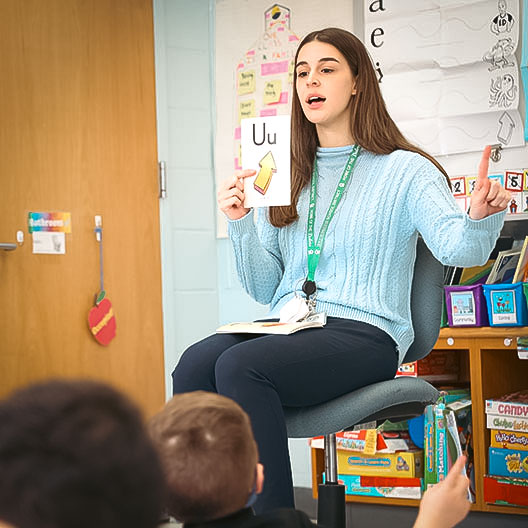 child care institute, teacher