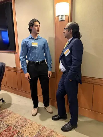 Student and professor interactiion