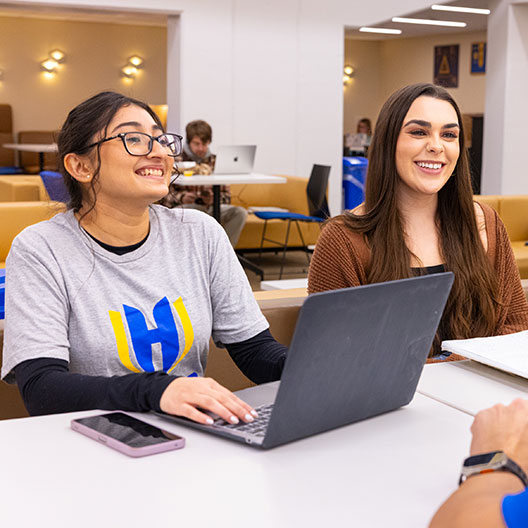 students, smiling