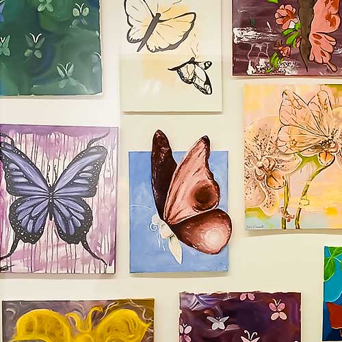 Hofstra Students’ Artwork Supports Breast Cancer Event