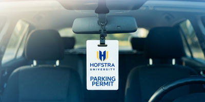 Image of parking pass hangtag