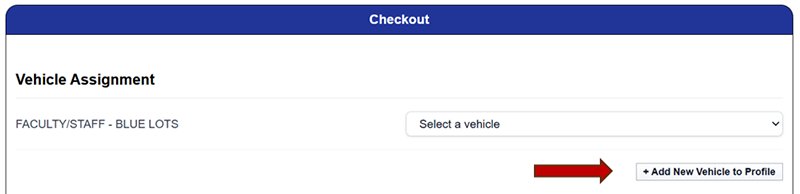 Add New Vehicle to Profile
