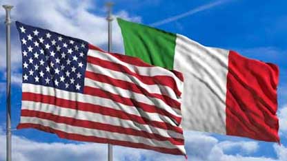 American and Italian Flags