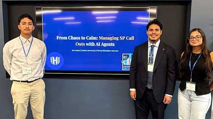 Hofstra Simulation Educator Takes AI Innovation to National Stage